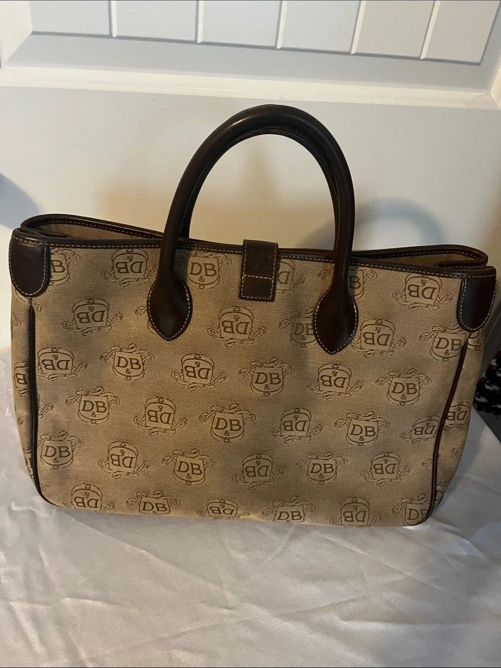 Dooney & Bourke monogram over bourke